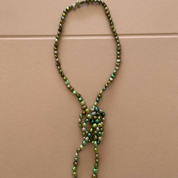 Authentic fresh water pearl necklace earth - Picture 3 of 4